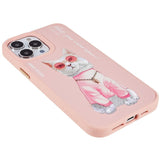 Phone 14 Series Nimmy Design Embroidery Cute Cat Series Mobile Back Covers