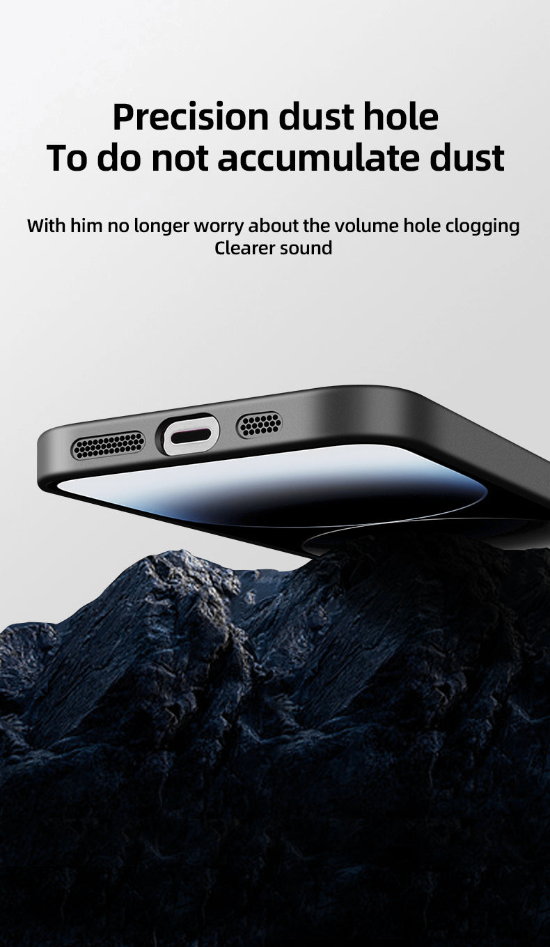 Luxury Magsafe Magnetic Wireless Charging Matte Finish PC Slim Case for iPhone 15 Series