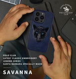 Santa Barbara Polo & Racquet Club ® Luxury Savana Series Genuine Leather Case for iPhone 14 Series