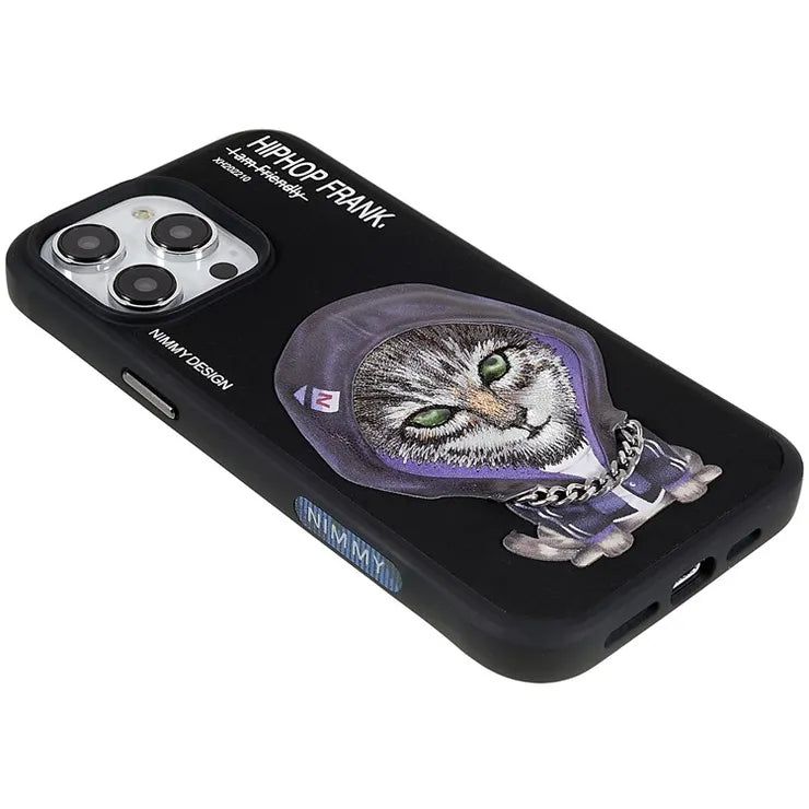 Nimmy 3D Embroided HIP HOP PUG Series For iPhone 14Pro & 14 Pro Max