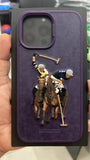 Santa Barbara Polo & Racquet Club ® Luxury Jockey Series Genuine Leather Case for iPhone 14 Series
