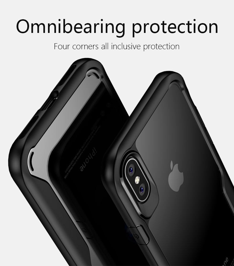 Premium Eagle Series Anti Shock Hybrid Back Case Cover for Apple iPhone XS Max (6.5")