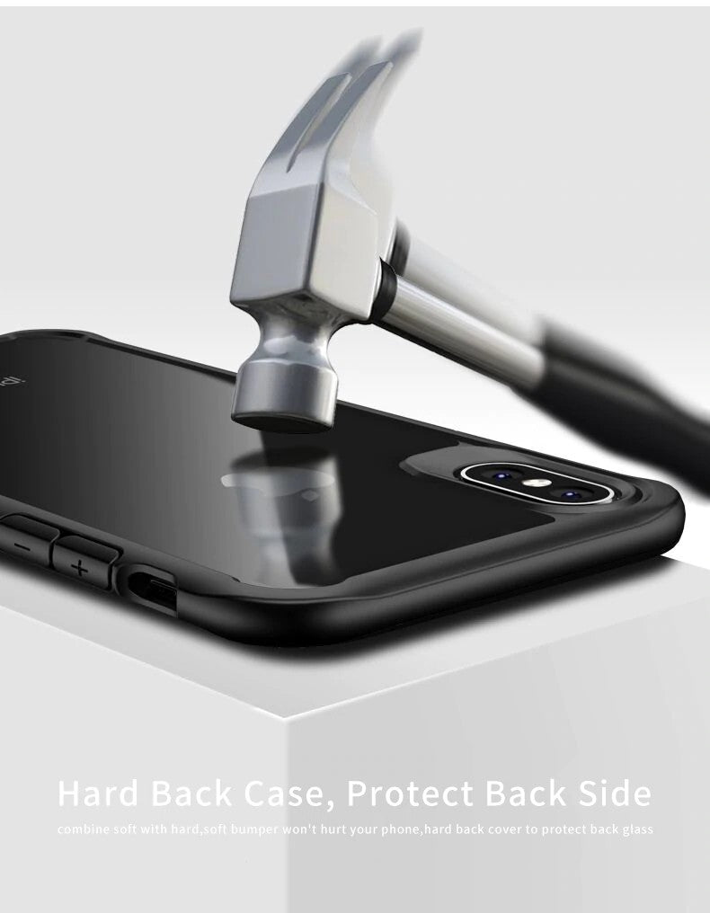 Premium Eagle Series Anti Shock Hybrid Back Case Cover for Apple iPhone XS Max (6.5")