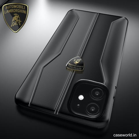 Lamborghini® Apple iPhone 11 Genuine Forged Carbon Fibre Marble Design Huracan D14 Back Case Cover