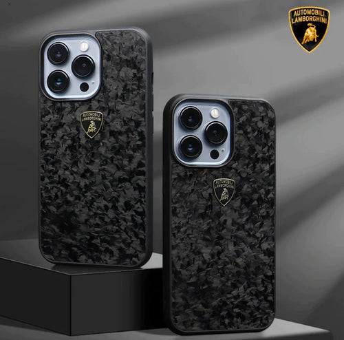 Lamborghini Premium D14 Forged Carbon Fiber Case For Apple iPhone 13