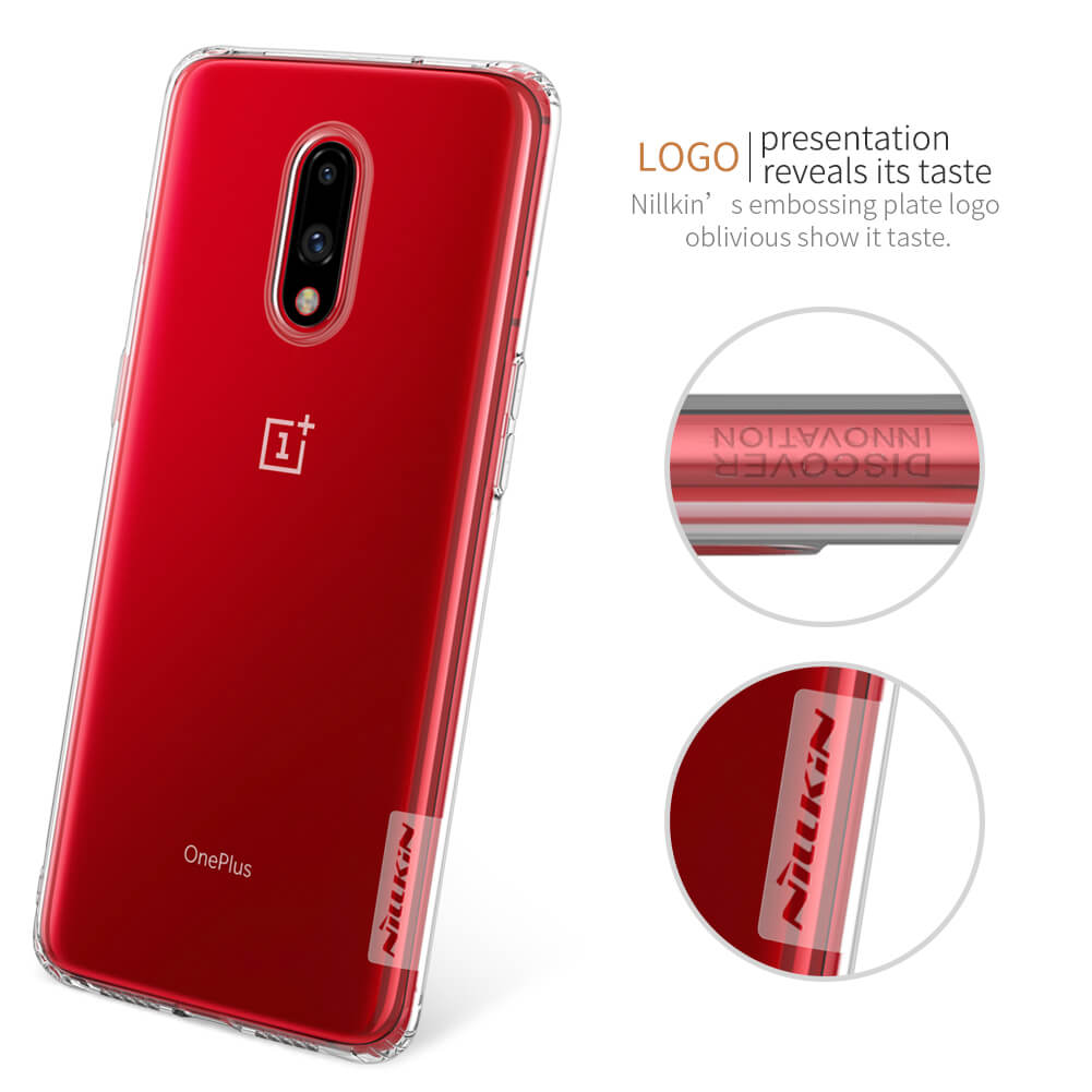 Nillkin Nature Series Shockproof Soft Silicon Clear TPU Case for OnePlus 7