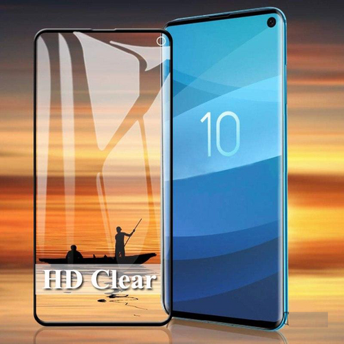 Henks® Exclusive 360 Tempered Glass with UV Fingerprint Unlock Feature for Samsung Galaxy S10 Plus