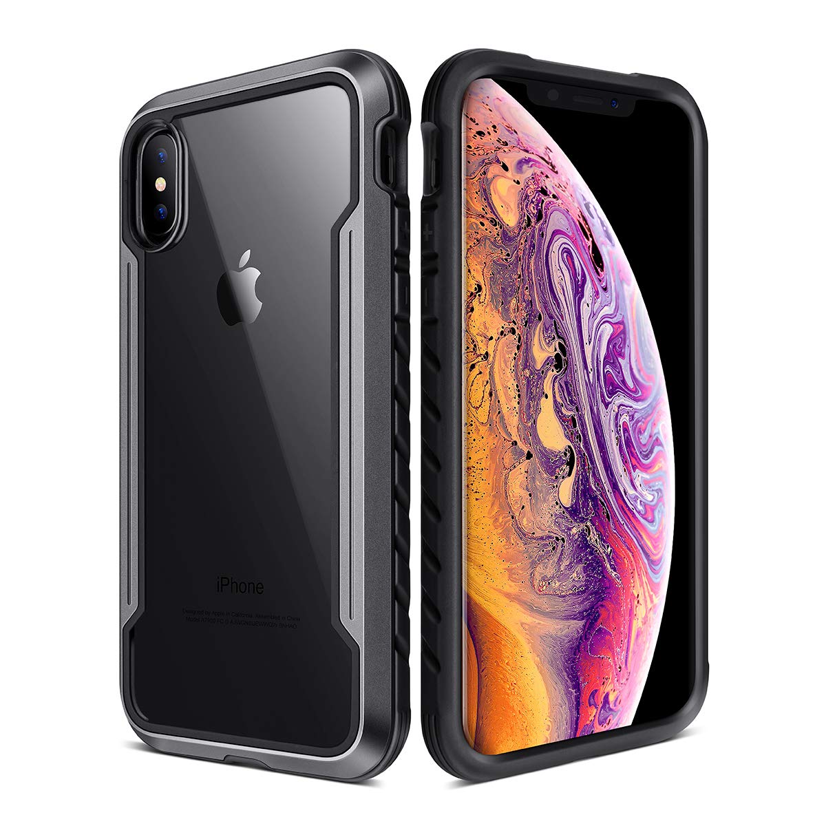 Military Defense Shield Series Anodized Aluminum Drop Protection Case for iPhone 11 Pro