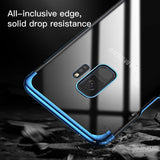 Luxury High End Electroplated Naked Hard Shell PC Back Case for Samsung Galaxy S9 Plus