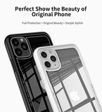 Luxury See Through Unique Glass Case for iPhone 11 Pro Max [Best Selling Case]