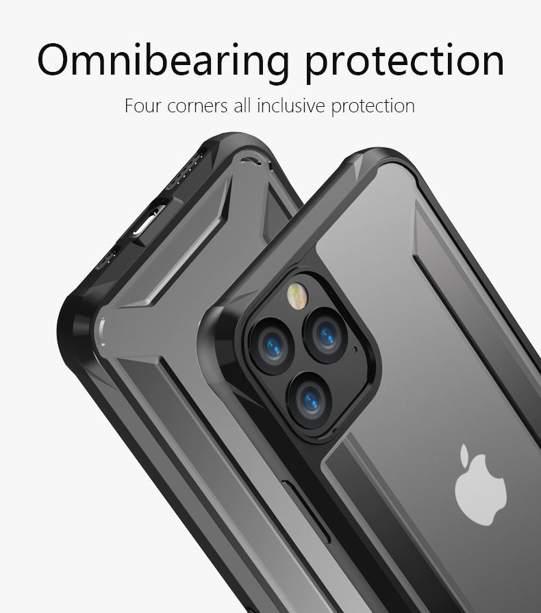 Premium Hybrid Protection Heavy Duty Soft TPU+ Hard PC Clear Case for Apple iPhone 11 Pro