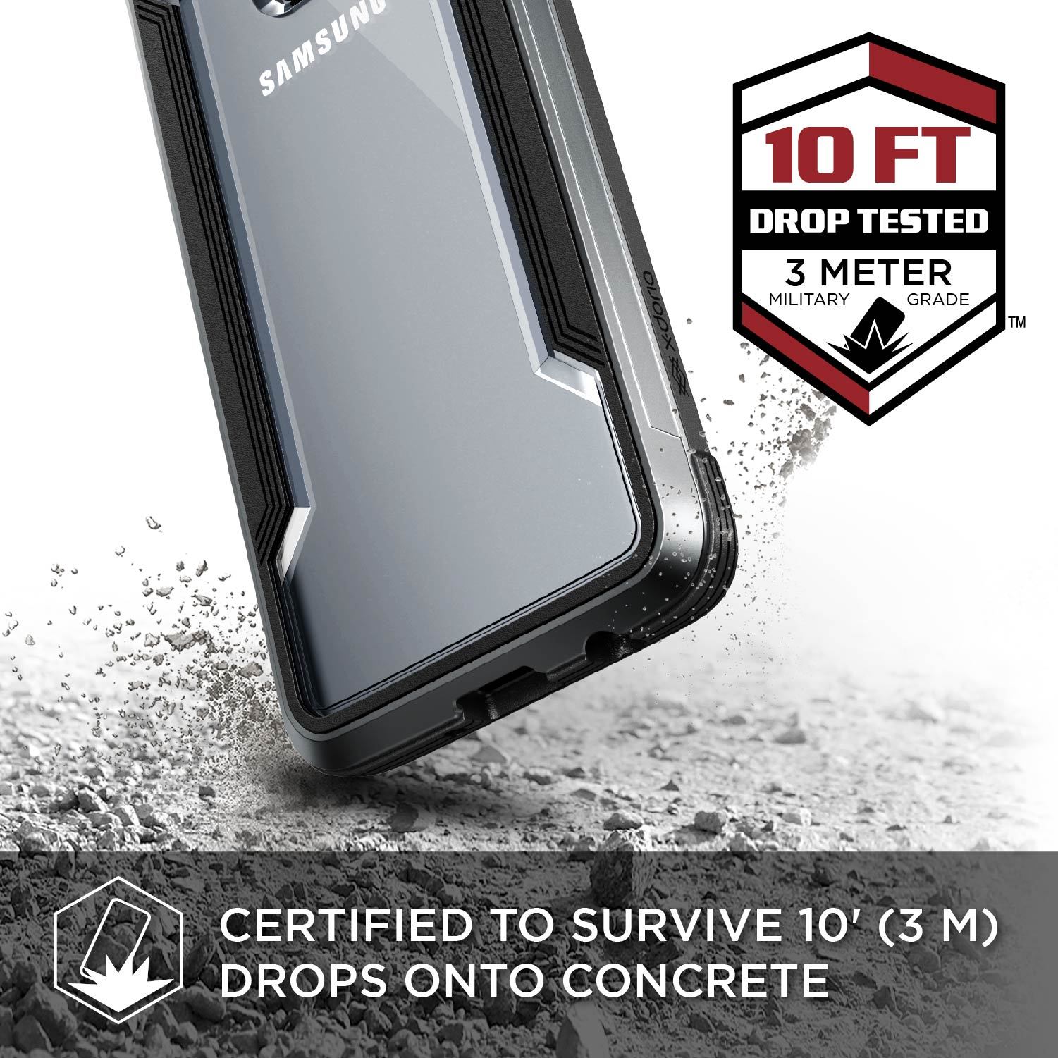 Luxury X-Doria Defense Shield Back Case Cover for Samsung Galaxy S9 Plus