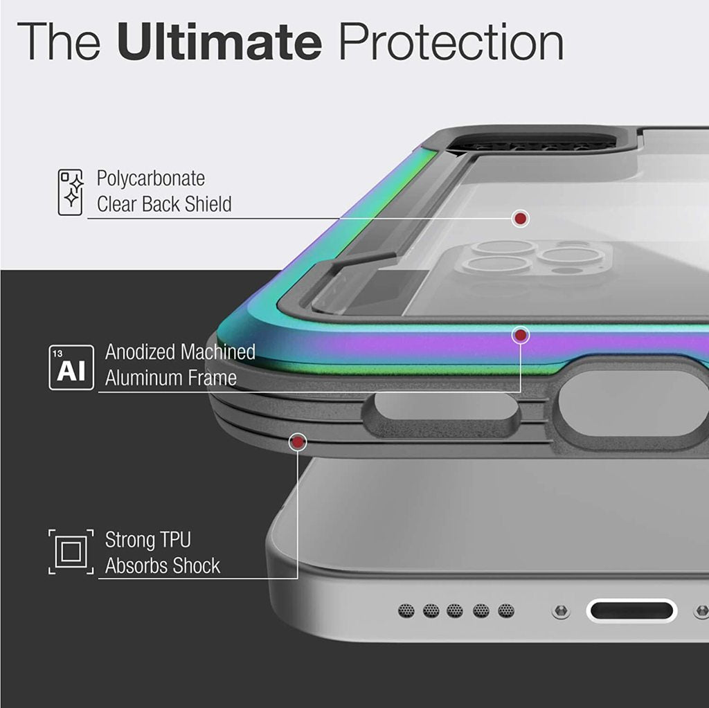 Luxury X-Doria Defense Shield Back Case Cover for i Phone 12 Pro Max,