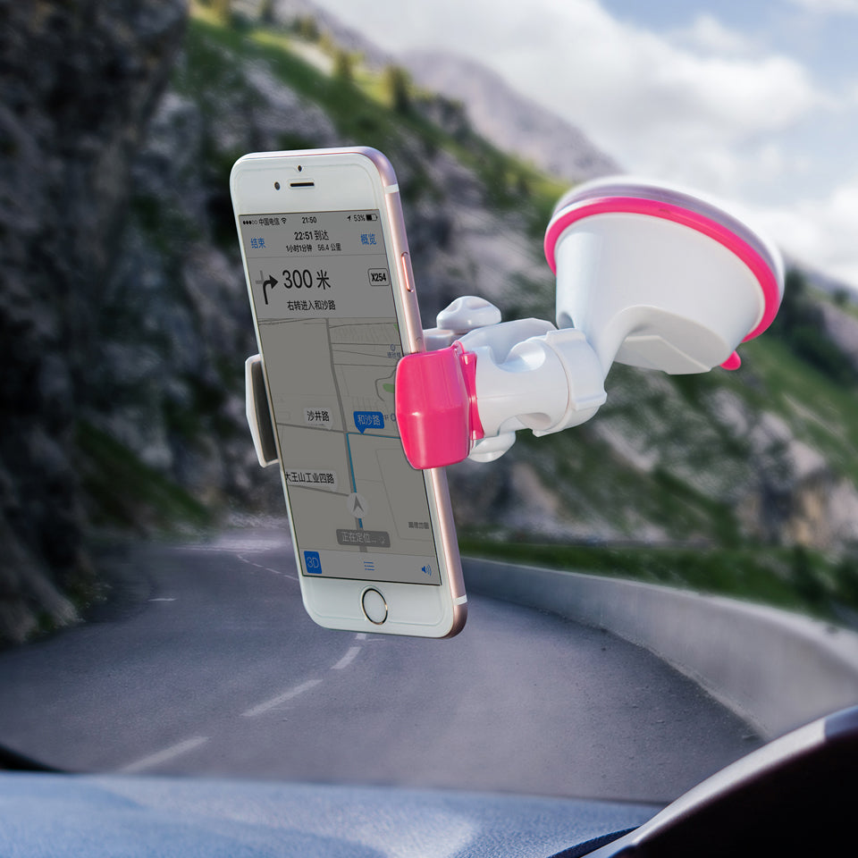 Car Phone Holder Mount, Phone Mount for Car Universal 360 Adjustable Phone  Holder , Car Cup Holder for All Smartphones