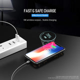 ROCK P69 5000mAh Wireless Charger Power Bank Magnetic Wireless Charging Case for iPhone XS Max - Black