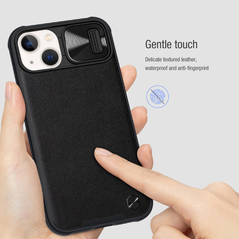 Nillkin CamShield Leather with  Camera shutter cover case for Apple iPhone 13
