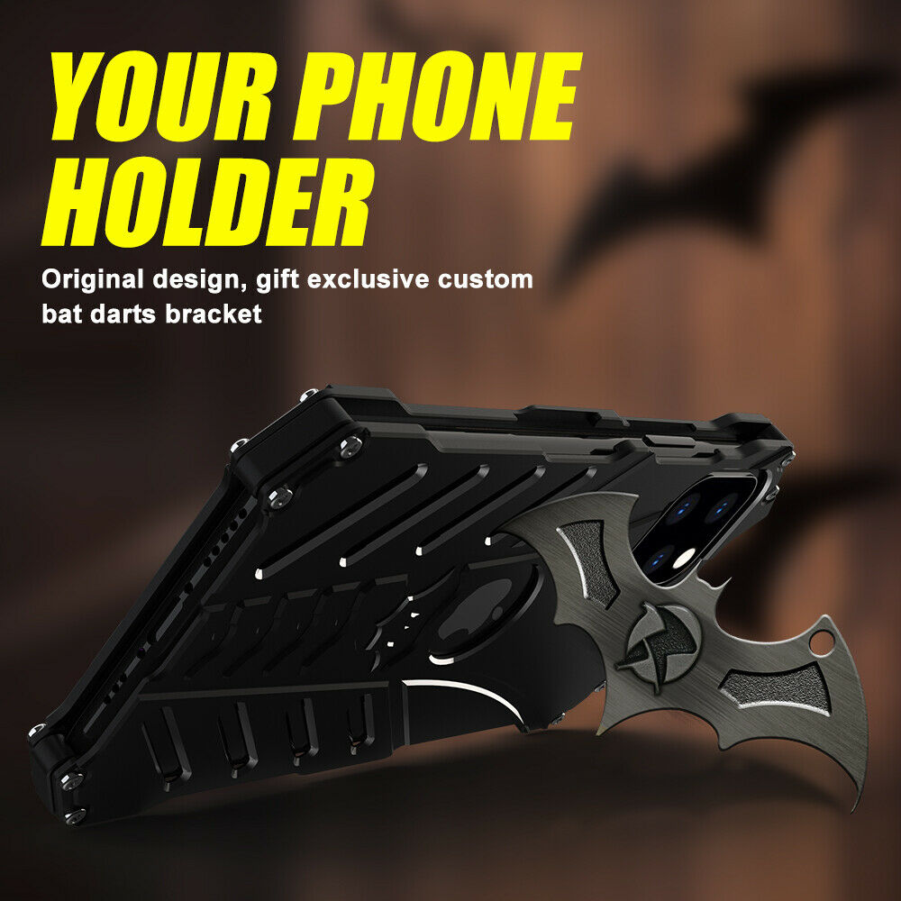 Luxury Batman Metal Aluminum Armor Case for iPhone 12 Series