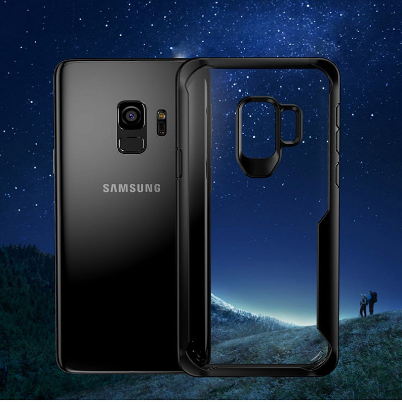 Premium Anti Shock EAGLE Series Naked Hard Case with Soft Bumper Edges for Samsung Galaxy S9 / S9 Plus