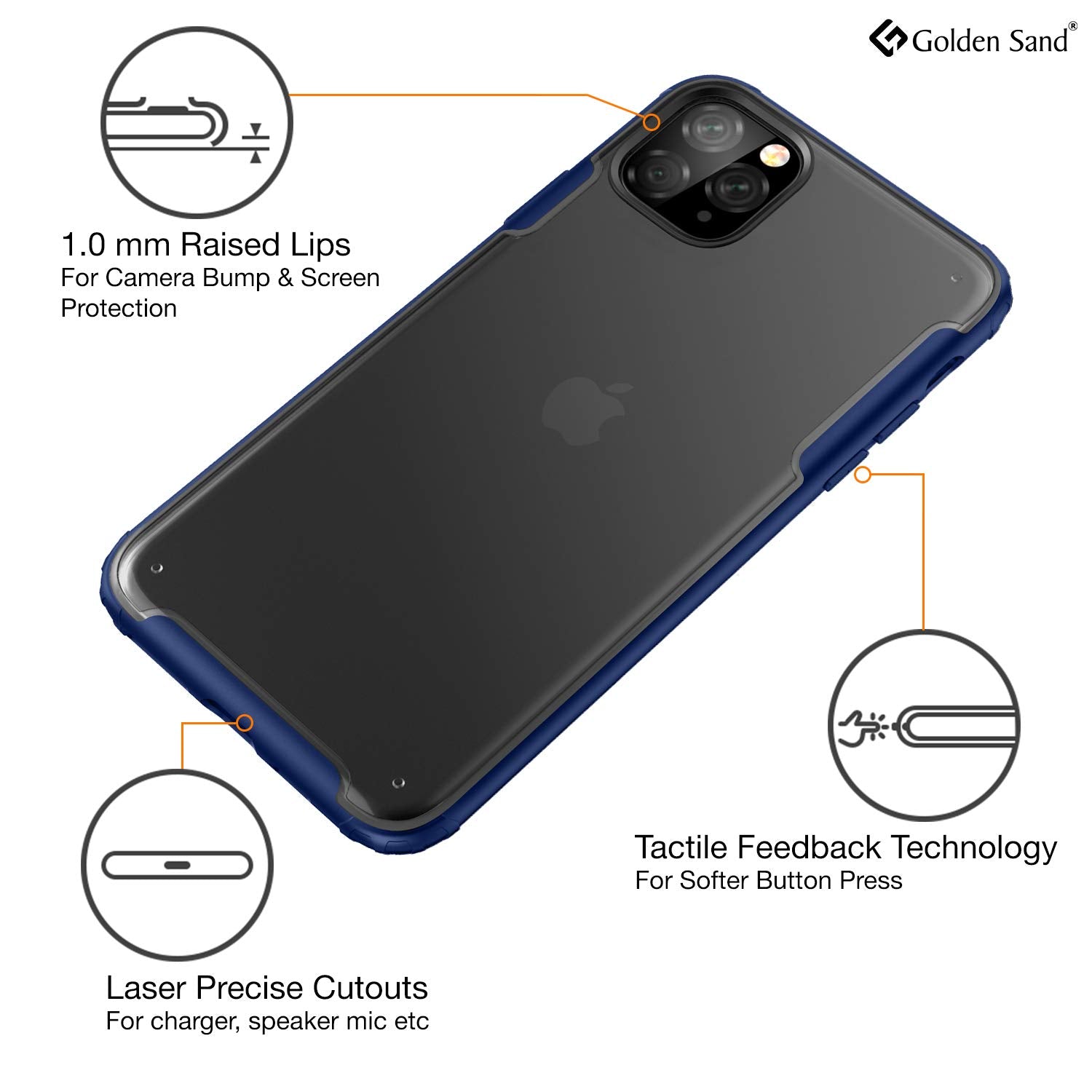 Henks® Luxury Frosted Cloudy Series Matte Case for iPhone 11 Pro