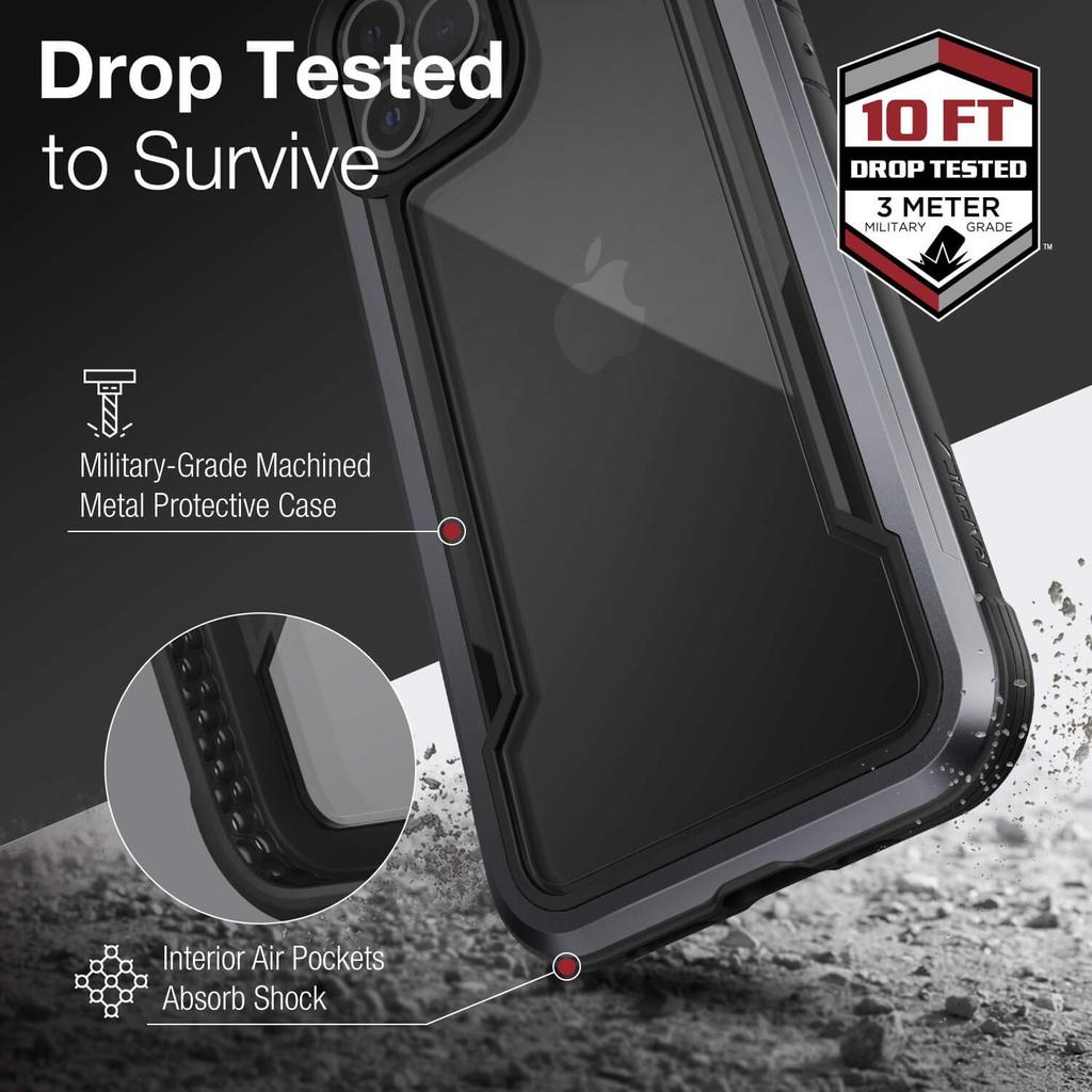 Luxury X-Doria Defense Shield Back Case Cover for i Phone 12, 12 Pro,