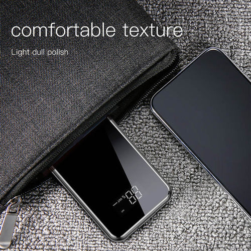 Baseus Full Screen Mirror Finish Wireless Charging 8000mAh Slim Powerbank