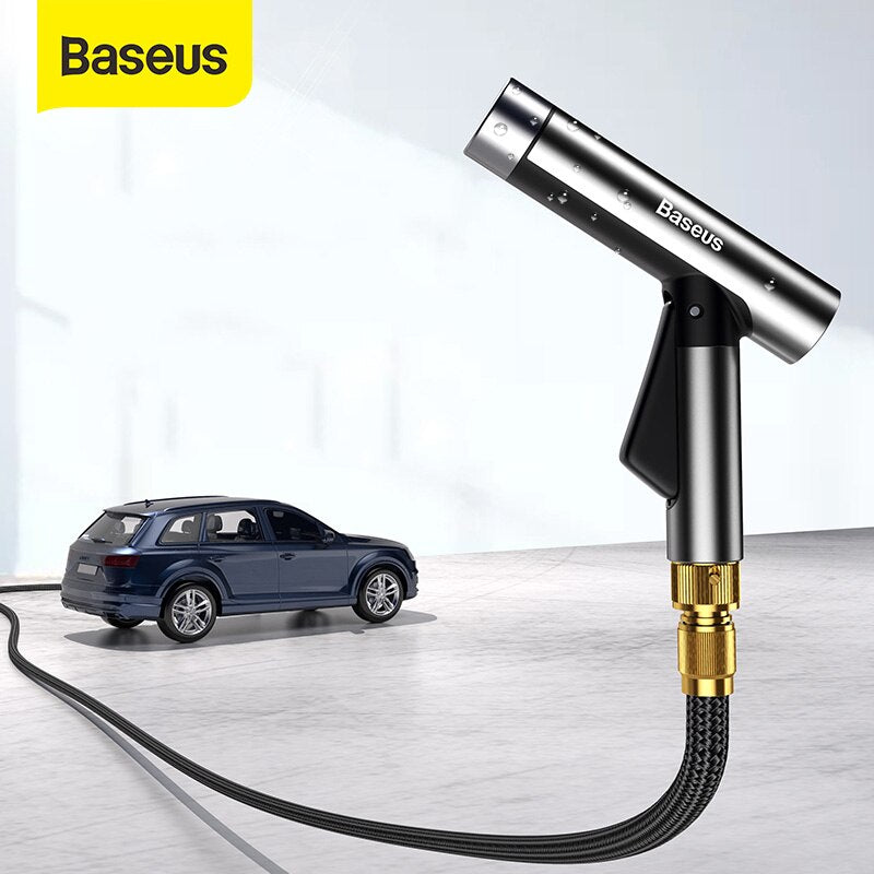 Baseus Car Wash Water Gun Cleaning Hose Pipe Sprayer Jet Nozzle Shower Car Washing Kit
