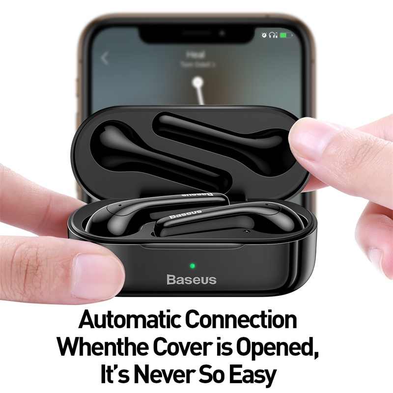 Baseus® TWS True Wireless Bluetooth Earphone Earbuds AirPods Noise Cancellation