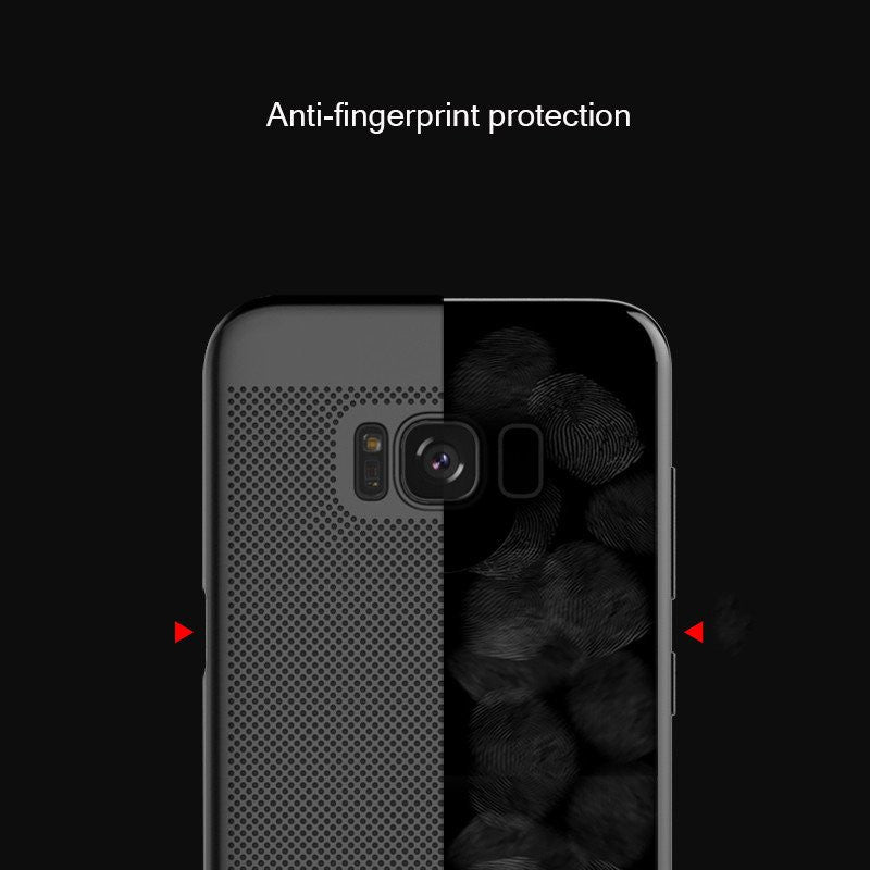Ultra Thin Perforated Anti Shock Anti Scratch Back Case Cover for Samsung Galaxy S8 & S8 Plus
