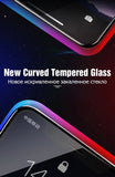 Henks Real 5D Full Glue Full Cover Anti Shatter Tempered Glass Screen Protector for Apple iPhone XS Max - BLACK