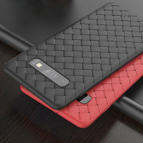 Luxury BV Grid Weaving Case for Samsung Galaxy S10