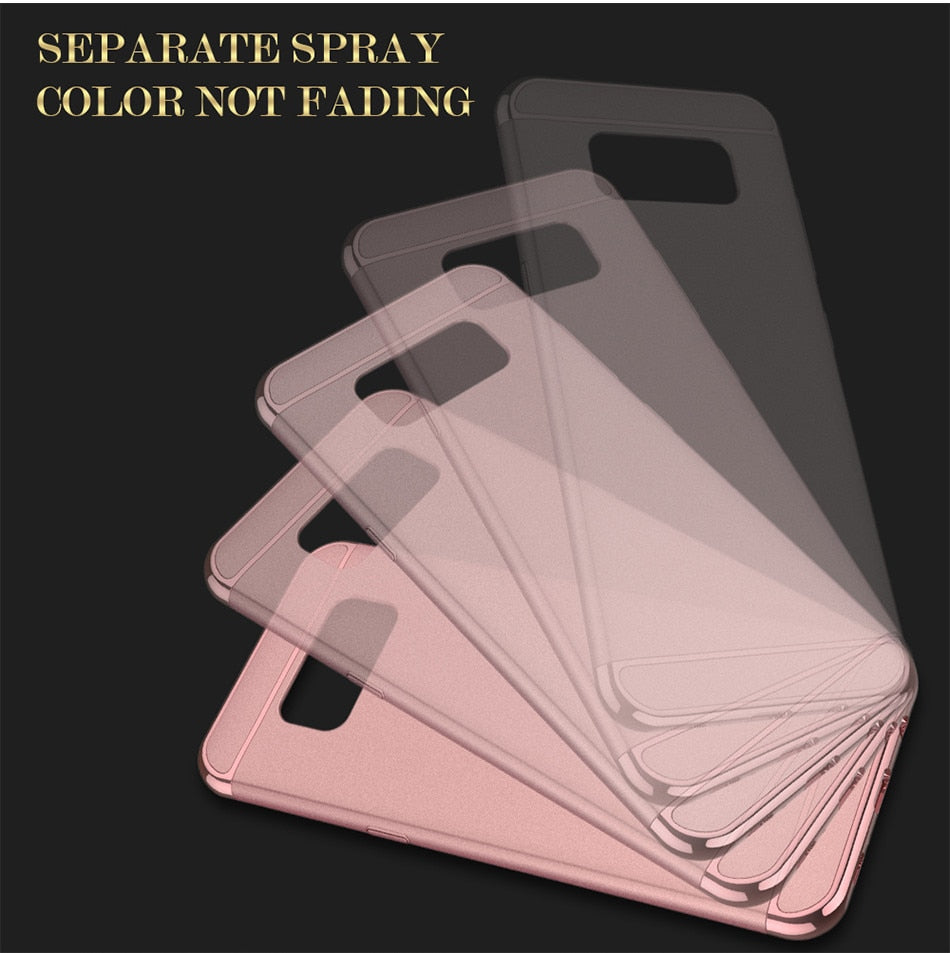 Luxury Electroplating Splicing Ultra Thin Back Case for Samsung S8