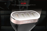 LDNIO 4 Port USB 5V / 6.6A Quick Charge 2.0 Metal Apply To AUTO-ID System Fast Car Charger for iPhone, Samsung - BLACK