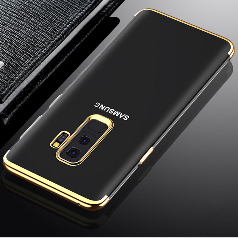 Premium Luxury Plating Series Soft TPU for Samsung Galaxy S9 Plus