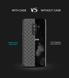 Premium Hand Weaving Leather Texture Luxury Soft Back Case for Samsung Galaxy S9 Plus