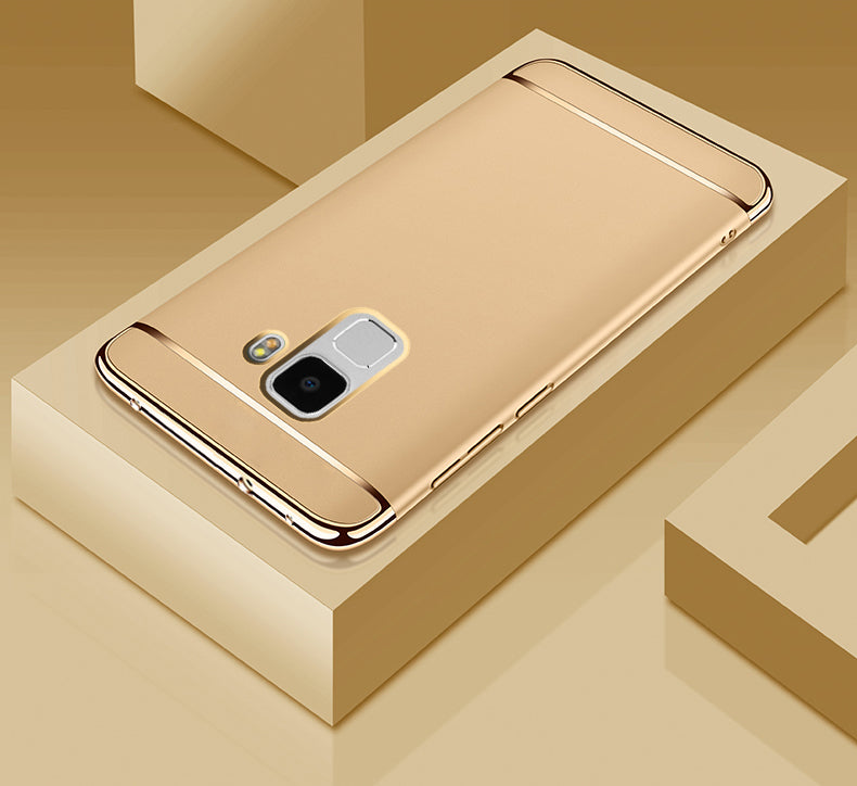 Luxury Chrome Electroplating Splicing 3 in 1 Hard Back Case for Samsung Galaxy S9