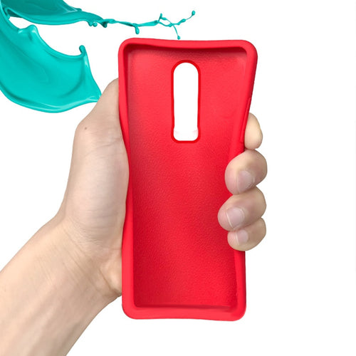 Premium Candy Series Anti-Shock Soft Silicone Back Case Cover for One Plus 6T / OnePlus 6T