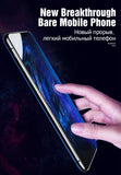 Henks Real 5D Full Glue Full Cover Anti Shatter Tempered Glass Screen Protector for Apple iPhone XS Max - BLACK