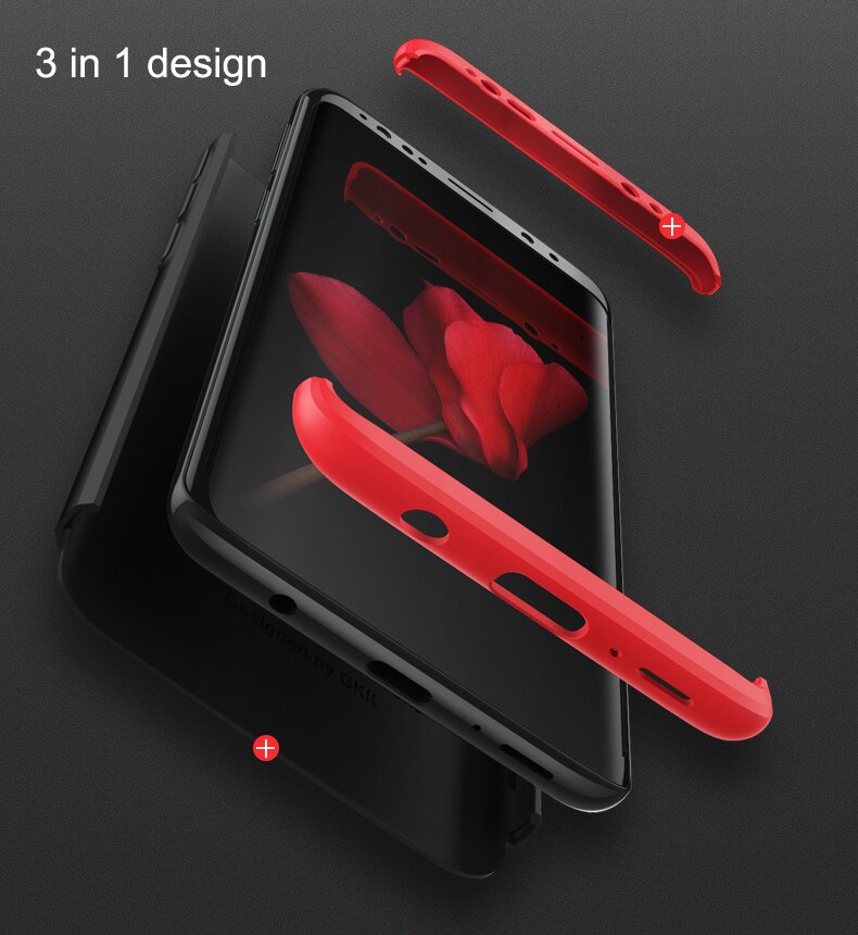 Full Protection [360 Degree] Matte Finish PC Back Case for Samsung Galaxy S9 Plus