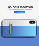 Luxury Built In Magnetic Adsorption Bracket Back Case with Kickstand for Apple iPhone X / XS 2018