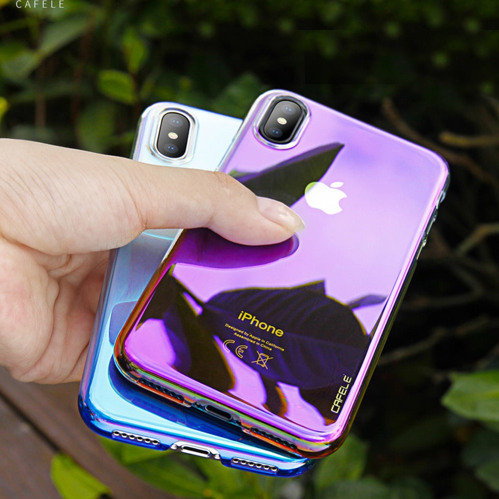 Premium Aura Mystique Dual Color Changing Case for Apple iPhone X (Ten) / XS 2018