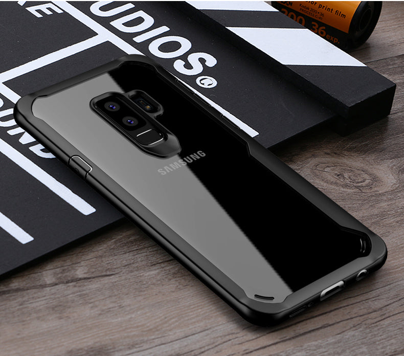 Premium Anti Shock EAGLE Series Naked Hard Case with Soft Bumper Edges for Samsung Galaxy S9 / S9 Plus