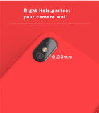 Premium Candy Series Anti-Shock Soft Silicone Back Case Cover for Apple iPhone X / XS