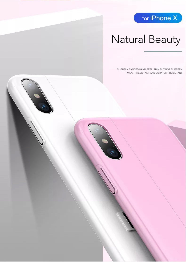 Luxury Built In Magnetic Adsorption Bracket Back Case with Kickstand for Apple iPhone X / XS 2018