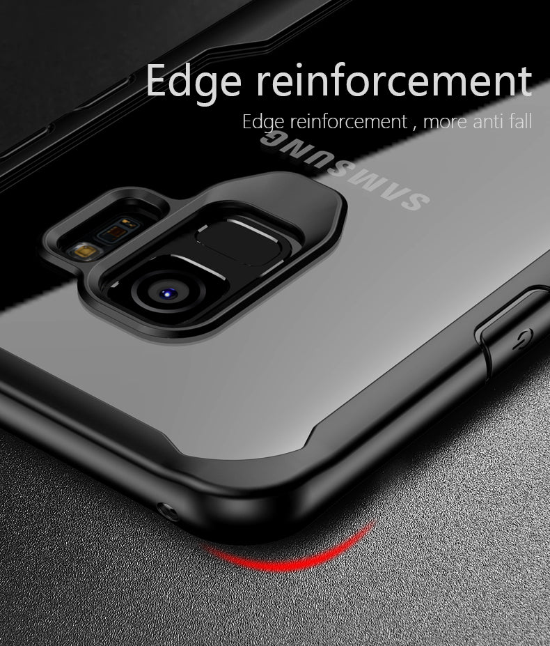 Premium Anti Shock EAGLE Series Naked Hard Case with Soft Bumper Edges for Samsung Galaxy S9 / S9 Plus