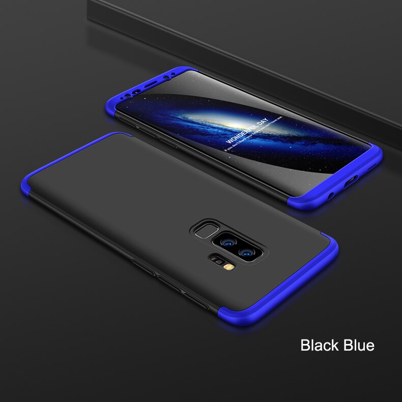 Full Protection [360 Degree] Matte Finish PC Back Case for Samsung Galaxy S9 Plus