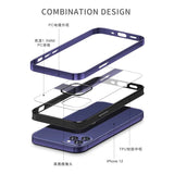 Premium 2 Layer Anti Shock Clear PC Case with Electroplating for iPhone 13 Pro Max