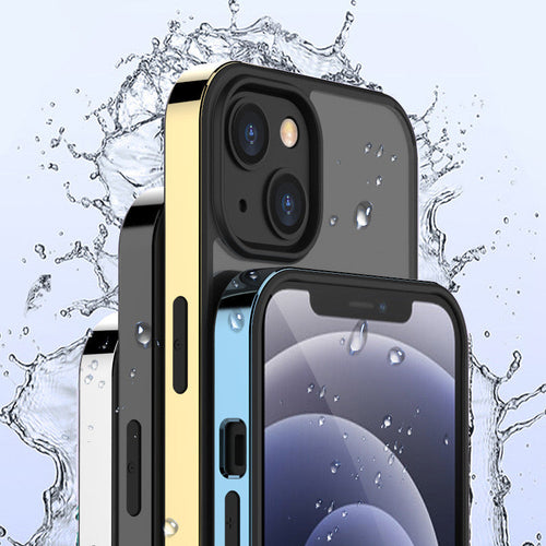 Premium 2 Layer Anti Shock Clear PC Case with Electroplating for iPhone 13 Pro