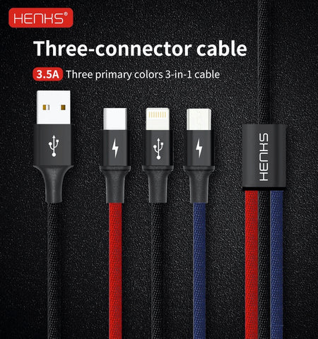 Baseus LED Light Auto Disconnect 2.4A Fast Charging Type C Cable Cable Data Cord for Samsung, OnePlus, Motorola, Xiaomi