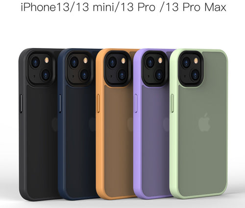 Shockproof Armor Matte Frosted Case for Apple iPhone 13 Pro