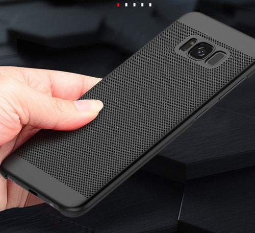Ultra Thin Perforated Anti Shock Anti Scratch Back Case Cover for Samsung Galaxy S8 & S8 Plus